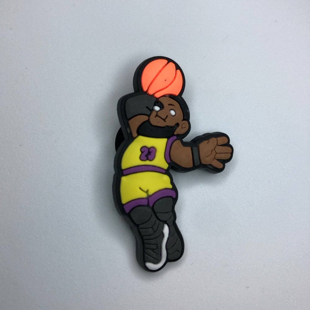 5/$10 LeBron James crocs charm/jibbitz